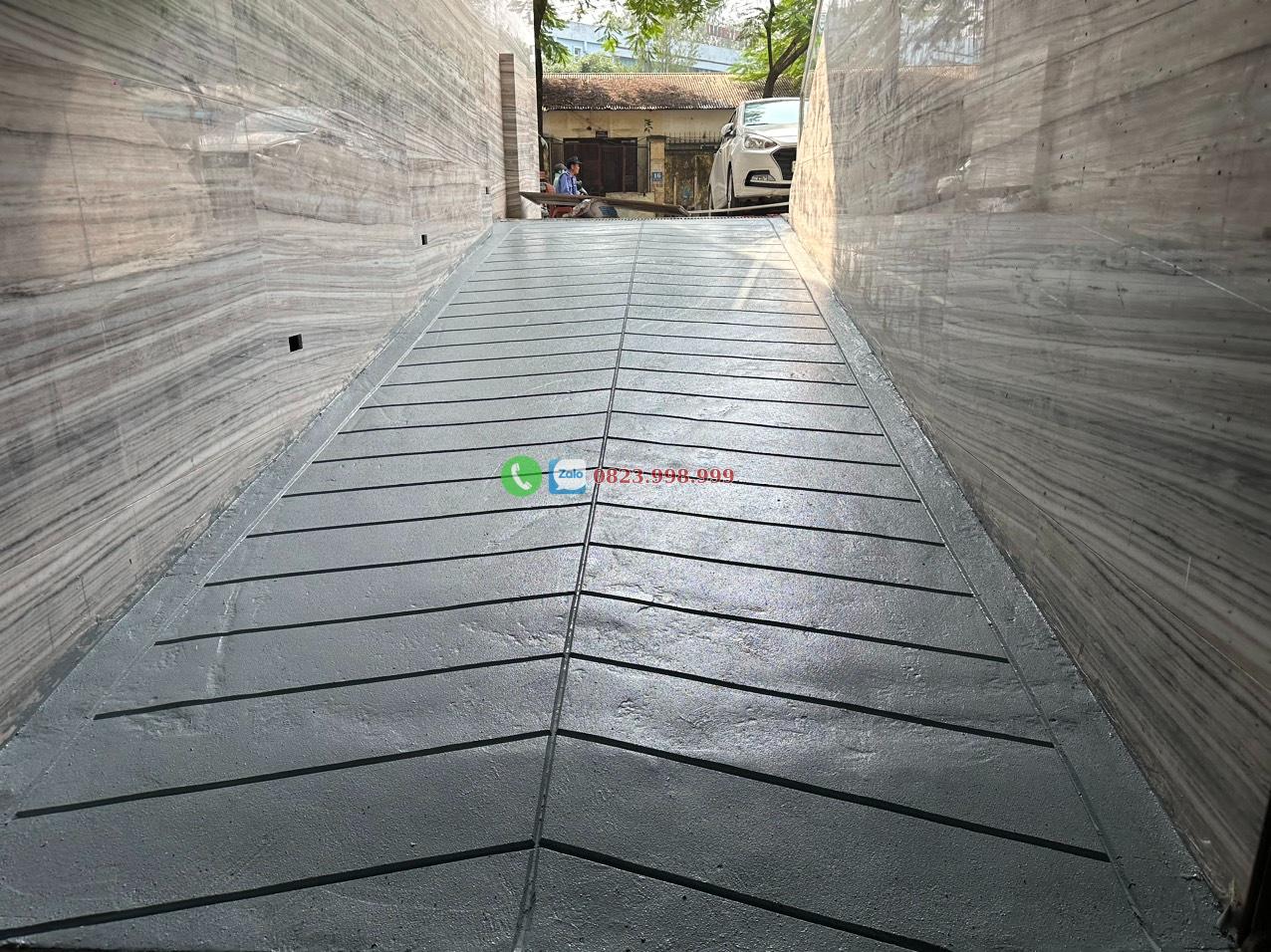 cắt rãnh ram dốc